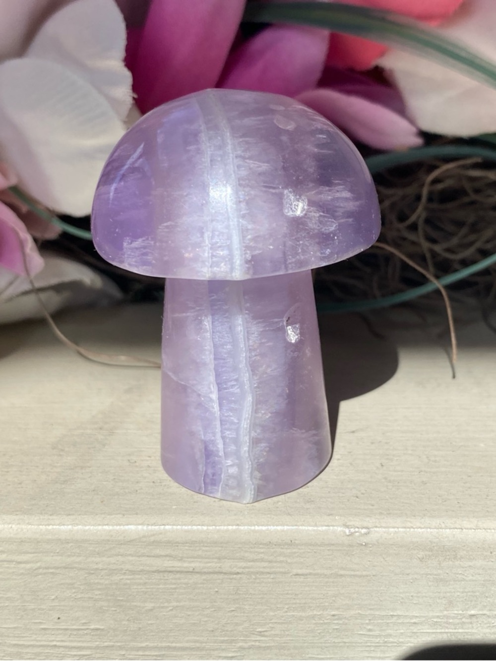 Purple Fluorite Mushroom